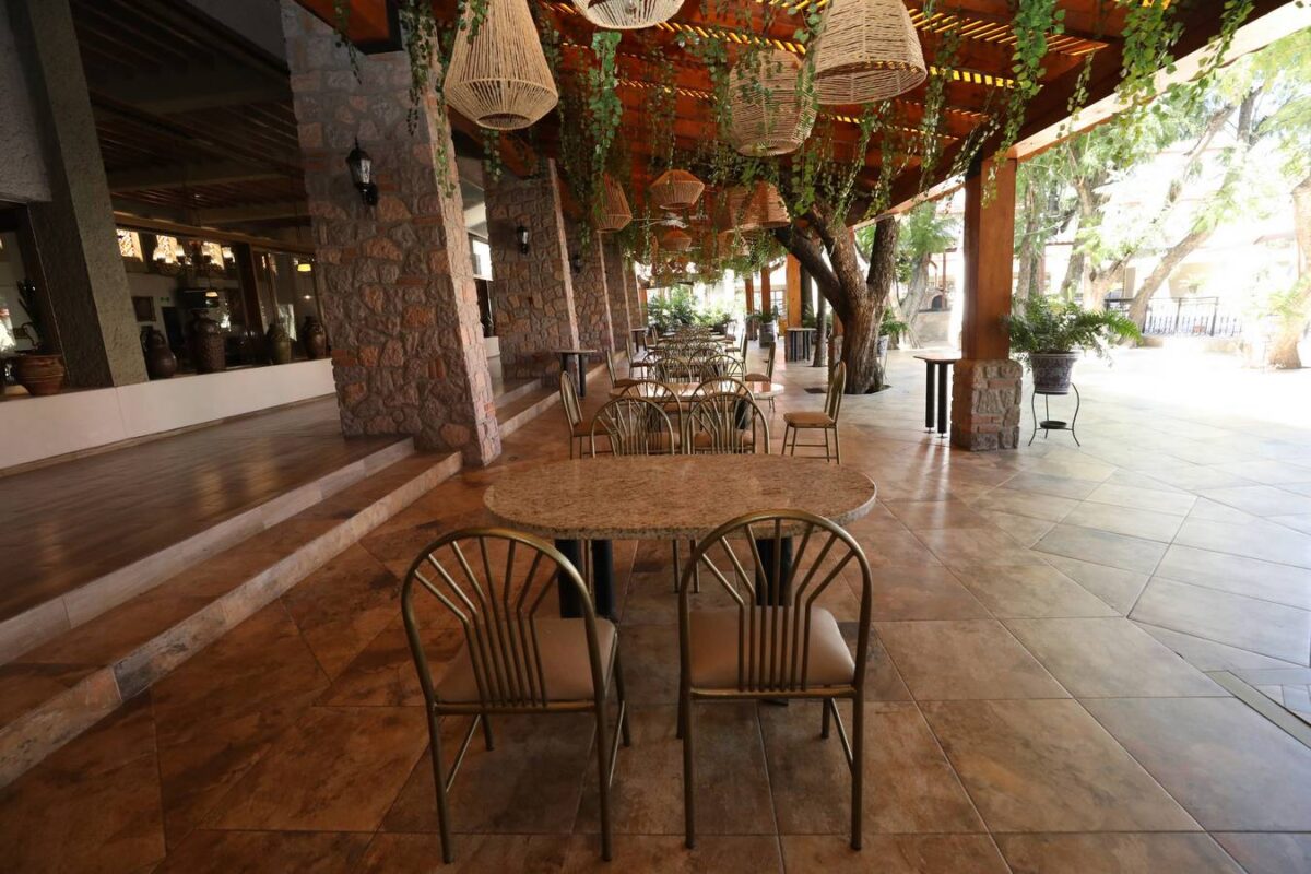 Terraza, Hotel Real de Minas Tradicional, Hotel en Santiago de Querétaro